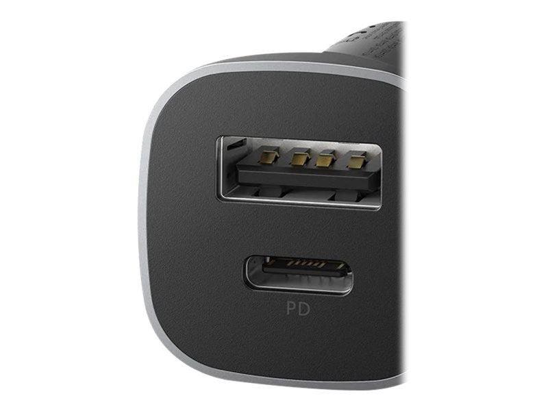 UGREEN car power adapter - USB 24 pin USB-C - 18 Watt
