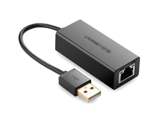 UGREEN external network card RJ45 - USB 2.0 100 Mbps Ethernet black (CR110 20254)