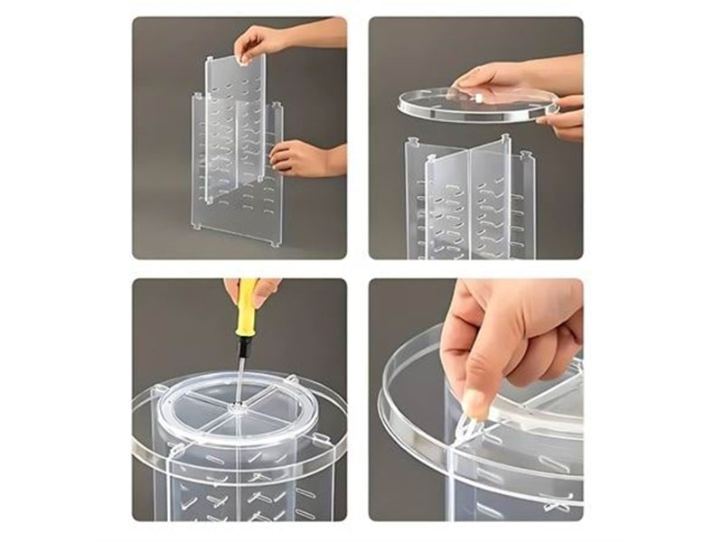 UNIQ 360 Drehbarer Organizer – Transparent
