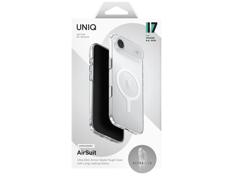 UNIQ Airsuit Case for iPhone 17 Air Magclick Charging - Transparent