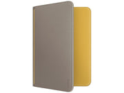 UNIQ Belmont Passport Case with RFID Lock - Grey/Yellow