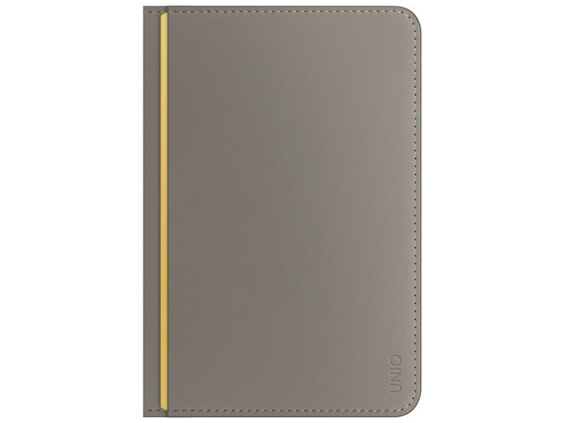 UNIQ Belmont Passport Case with RFID Lock - Grey/Yellow