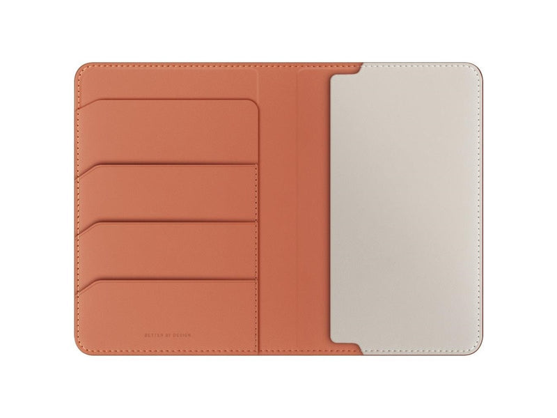UNIQ Belmont RFID Lock Passport Case - Ivory