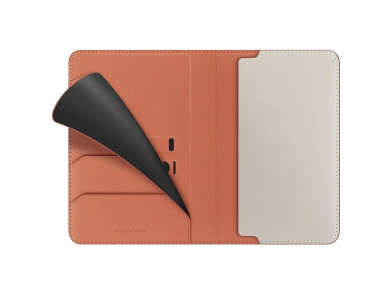UNIQ Belmont RFID Lock Passport Case - Ivory