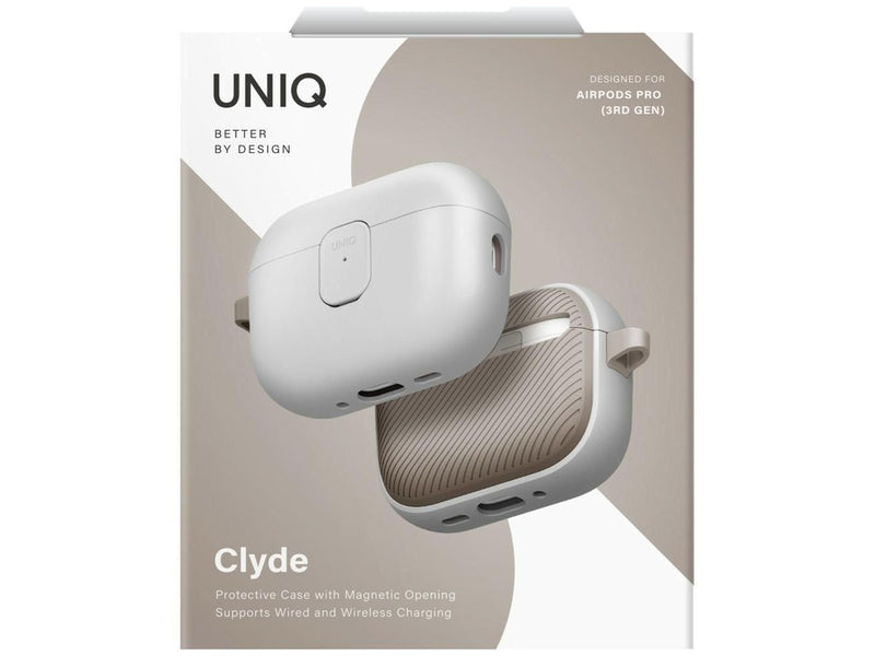 UNIQ Clyde Case for AirPods Pro 3 gen - gray-beige