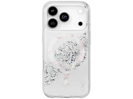 UNIQ Coehl Crystelle Magnetic Charging Case for iPhone 17 Pro - Silver