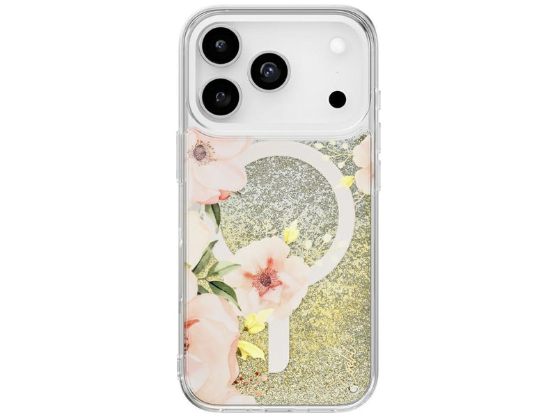 UNIQ Coehl Fleurette Magnetic Charging Case for iPhone 17 Pro - Transparent