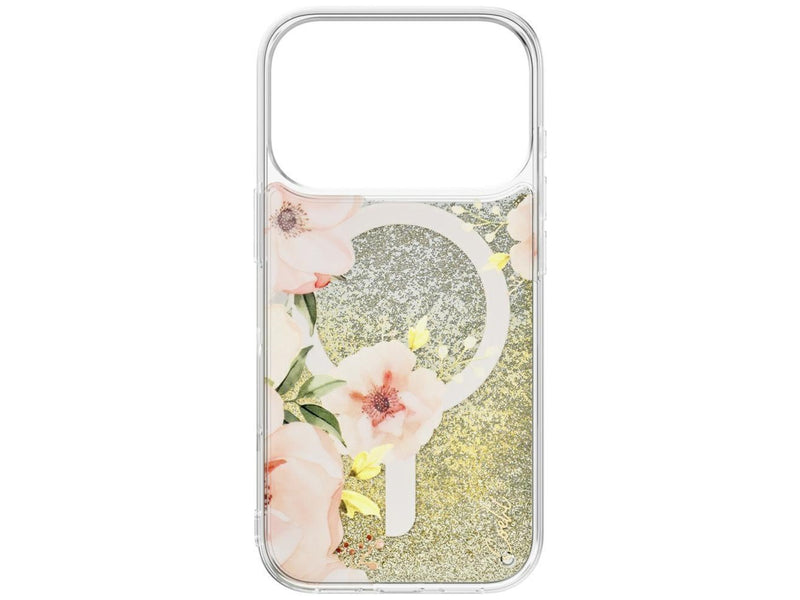 UNIQ Coehl Fleurette Magnetic Charging Case for iPhone 17 Pro - Transparent