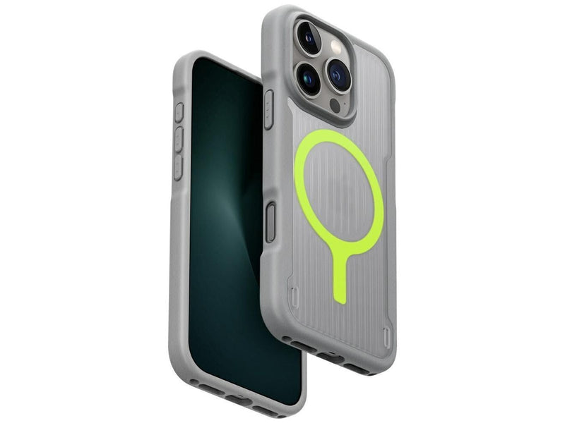 UNIQ Combat Active Magclick Charging Case for iPhone 16 Pro - Grey