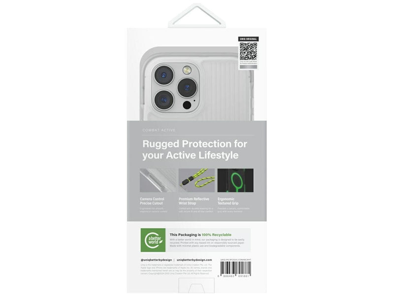 UNIQ Combat Active Magclick Charging Case for iPhone 16 Pro Max - White
