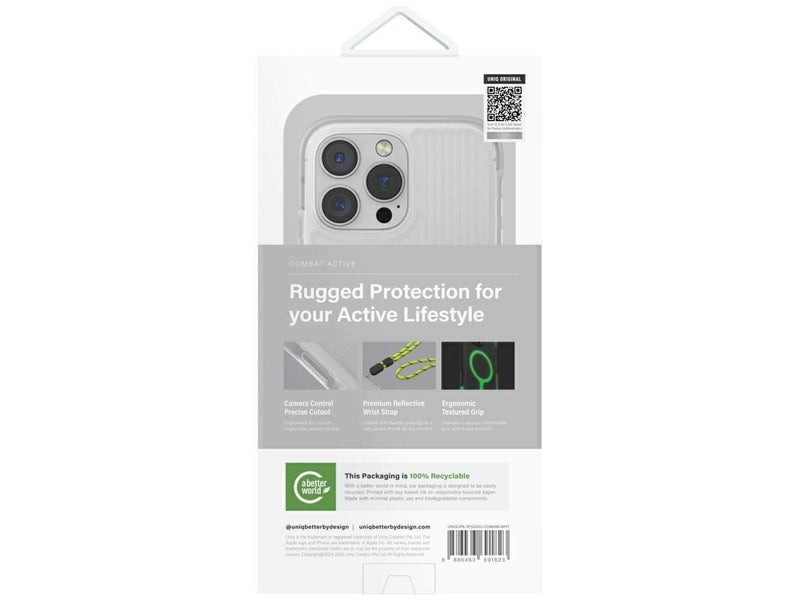 UNIQ  Combat Active Magclick Charging Case for iPhone 16 Pro - White