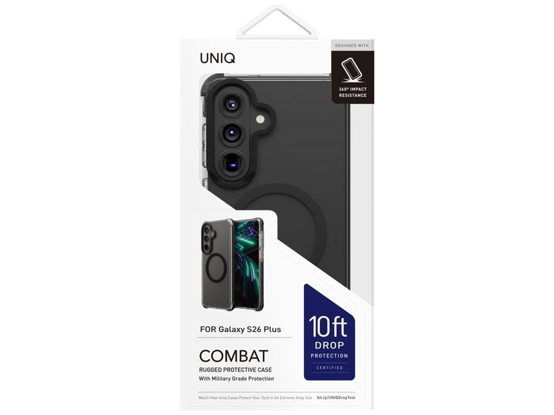 UNIQ Combat Case for Samsung Galaxy S26+ Magclick Charging - Black