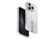 UNIQ  Eleva with Vertica Stand Case for iPhone 16 Pro - Transparent