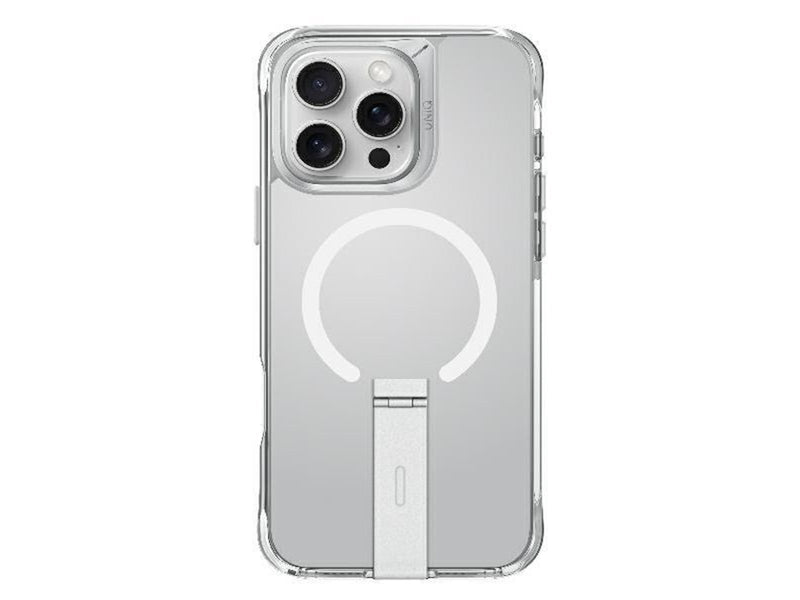 UNIQ  Eleva with Vertica Stand Case for iPhone 16 Pro - Transparent