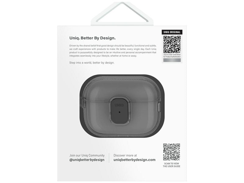 UNIQ Glase Pro Case for AirPods Pro 2 - Black