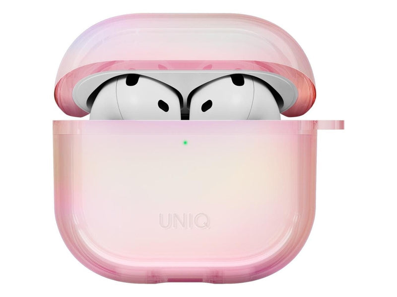 UNIQ Iridescia Case for AirPods 4 Hang Case - Holo Pink