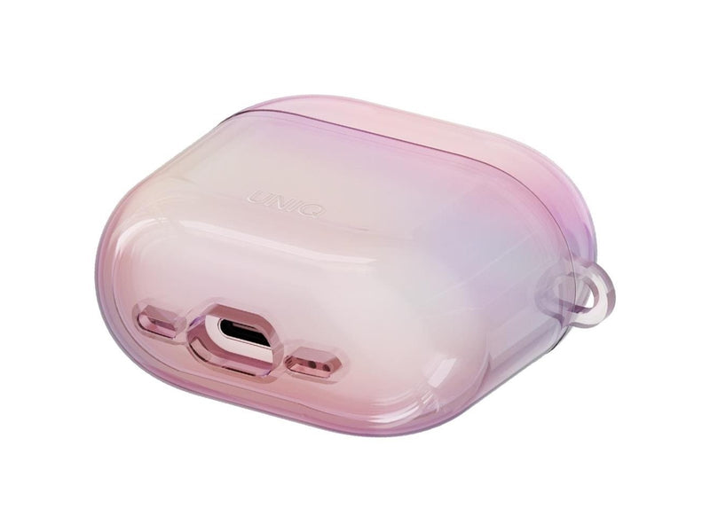 UNIQ Iridescia Case for AirPods 4 Hang Case - Holo Pink
