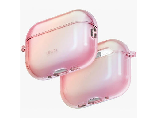 UNIQ Iridescia Hang Case for AirPods Pro 3 - Clear Pink