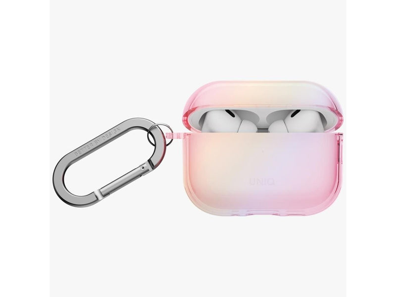 UNIQ Iridescia Hang Case for AirPods Pro 3 - Clear Pink