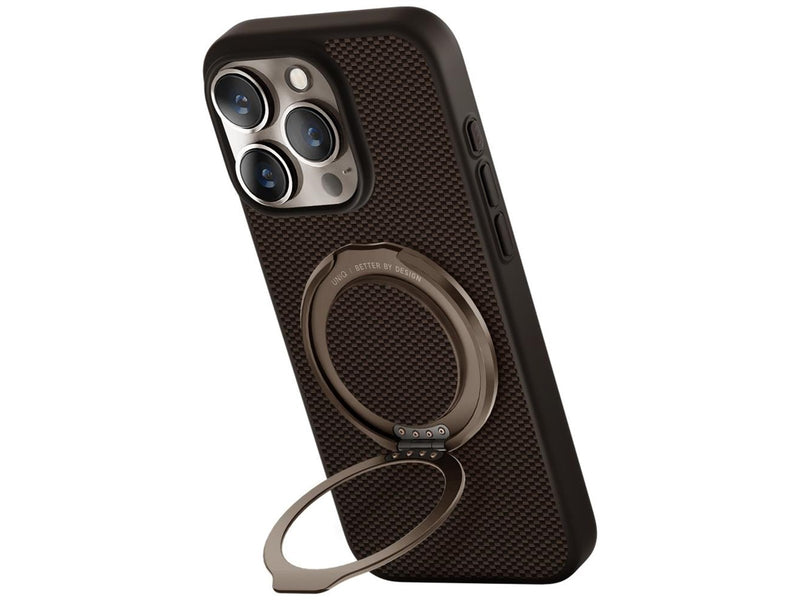 UNIQ Keva Air Magclick Charging GripFit Case for iPhone 16 Pro - Brown
