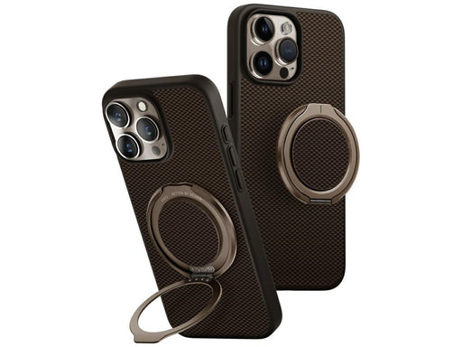 UNIQ Keva Air Magclick Charging GripFit Case for iPhone 16 Pro Max - Brown