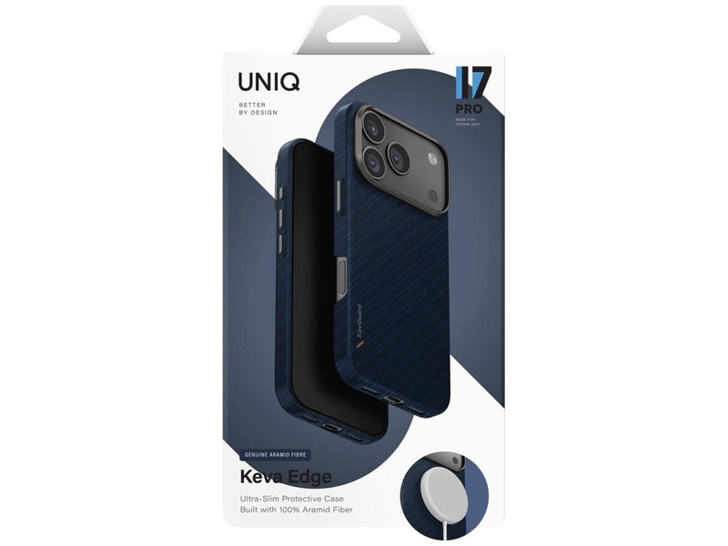 UNIQ Keva EDGE Magclick Charging Case for iPhone 17 Pro - Blue