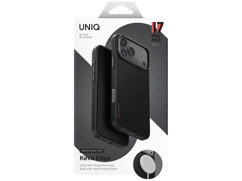 UNIQ Keva EDGE Magclick Charging Case for iPhone 17 Pro Max - Black