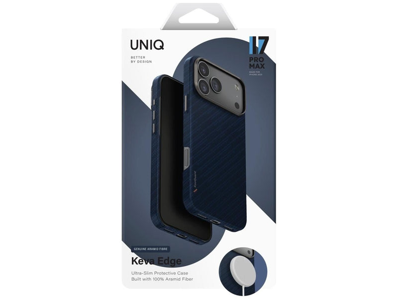 UNIQ Keva EDGE Magclick Charging Case for iPhone 17 Pro Max - Blue