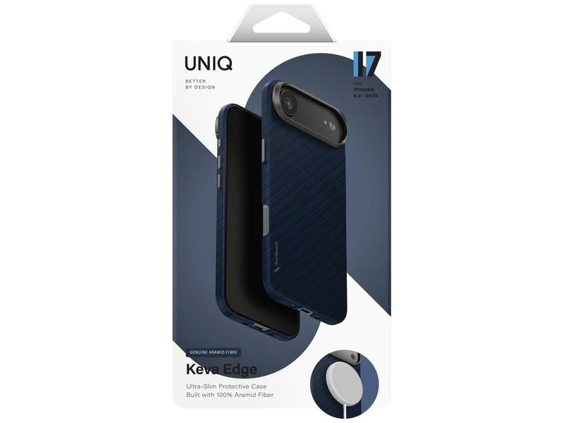 UNIQ Keva EDGE Magclick Charging Case for iPhone Air - Blue