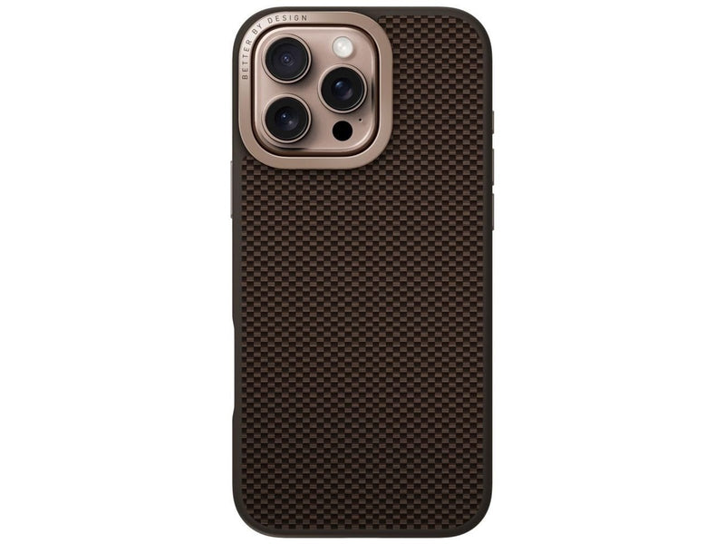 UNIQ Keva Max Magclick Charging Camera Stand Case for iPhone 16 Pro - Brown