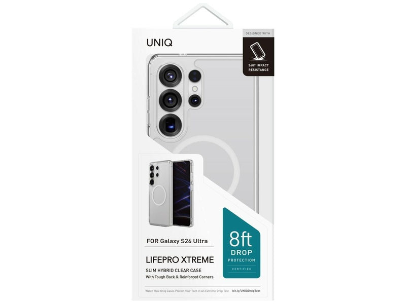 UNIQ  LifePro Xtreme Case for Samsung Galaxy S26 Ultra Magclick Charging - Transparent