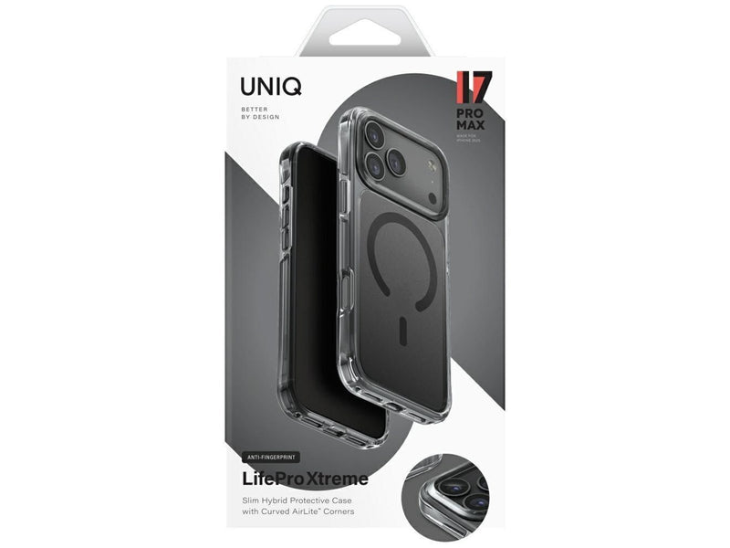 UNIQ LifePro Xtreme Magclick Charging Case for iPhone 17 Pro Max - Black