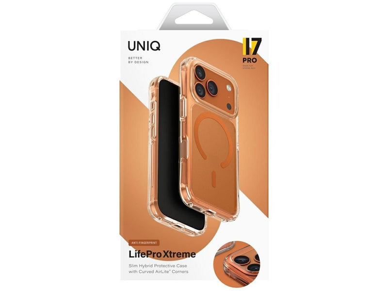 UNIQ LifePro Xtreme Magclick Charging Case for iPhone 17 Pro - Orange