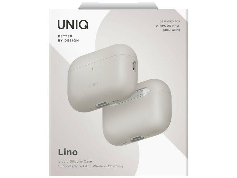 UNIQ Lino Silicone Case for AirPods Pro - Beige
