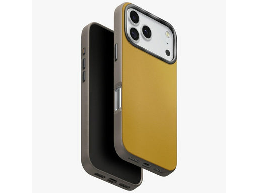 UNIQ Lyden DS Case for iPhone 17 Pro Magclick Charging - Yellow-Gray