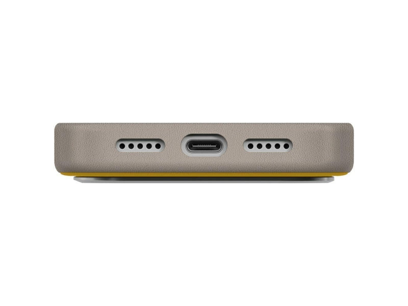 UNIQ Lyden DS Case for iPhone 17 Pro Magclick Charging - Yellow-Gray