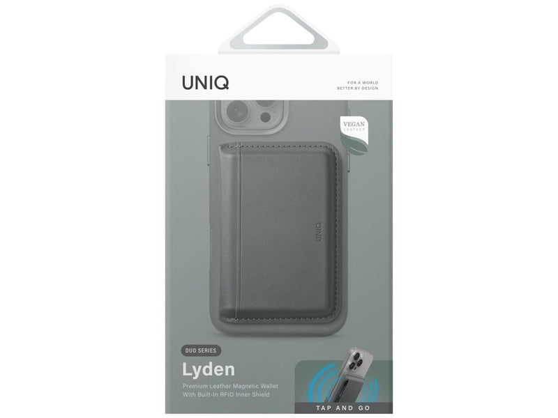 UNIQ Lyden DS RFID Magnetic Wallet with Phone Stand - Green