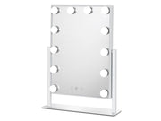 UNIQ New York Mega Makeup Mirror with 12 LED lights - White