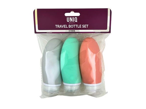 UNIQ Reise Flaschenset - 3 Stk, 100 ml