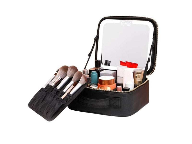 UNIQ Reise-Kosmetiktasche – LED, Schwarz