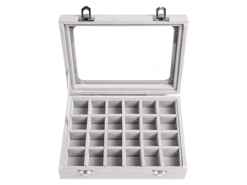 UNIQ Schmuckbox - Velours Grau