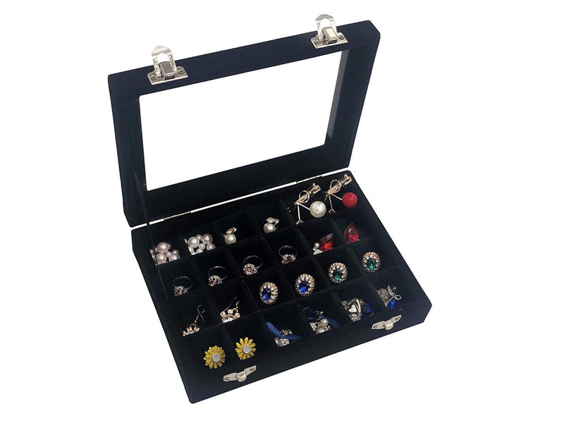UNIQ Schmuckbox - Velours Schwarz