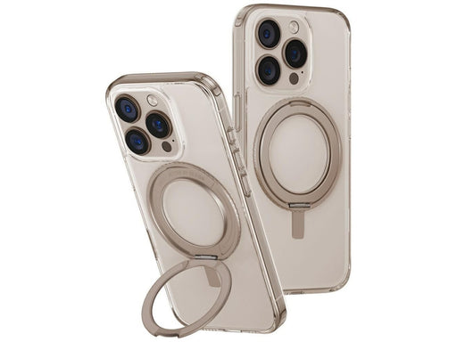 UNIQ Swivix 360 Rotating Kickstand Case for iPhone 16 - Gold