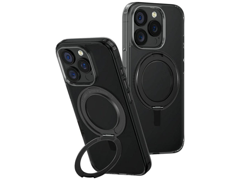 UNIQ Swivix 360 Rotating Kickstand Case for iPhone 16 Pro - Black