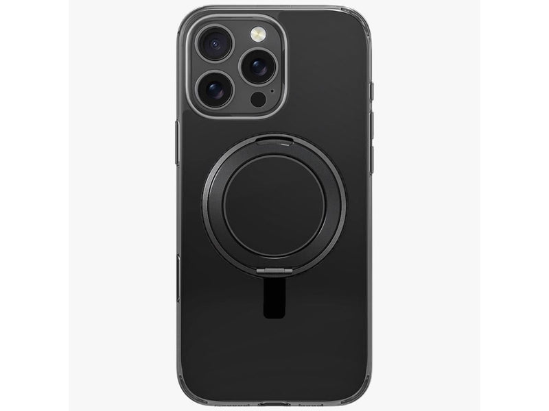 UNIQ Swivix 360 Rotating Kickstand Case for iPhone 16 Pro - Black
