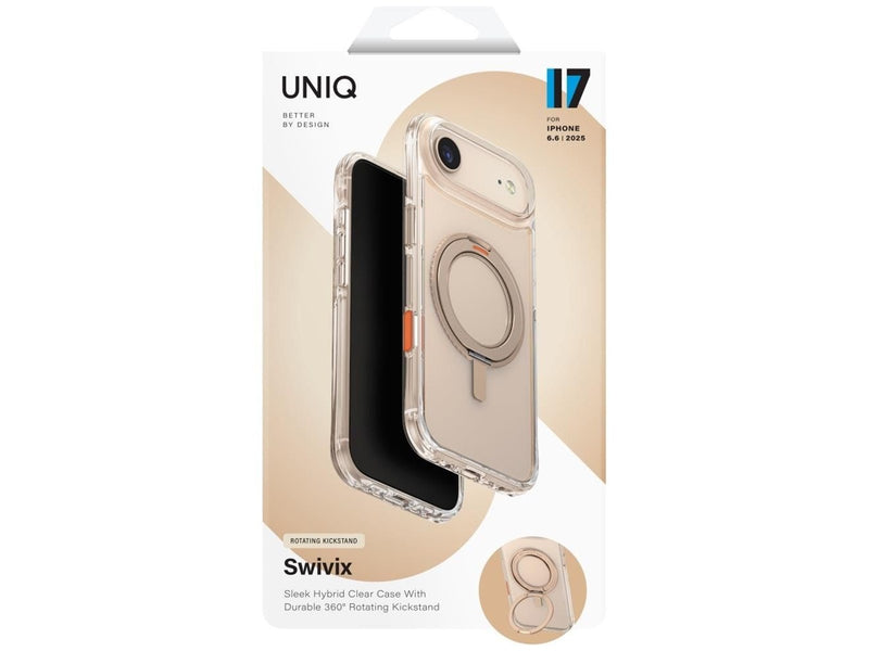 UNIQ Swivix Rotating Kickstand 360 Case for iPhone Air - Gold