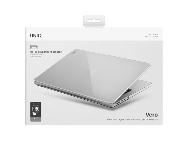 UNIQ Vero Case for MacBook Pro 14" M1-M4 (2021-2024) - Transparent