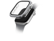 UNIQ Voute Tempered Glass Case for Apple Watch 10 42 mm - Silver