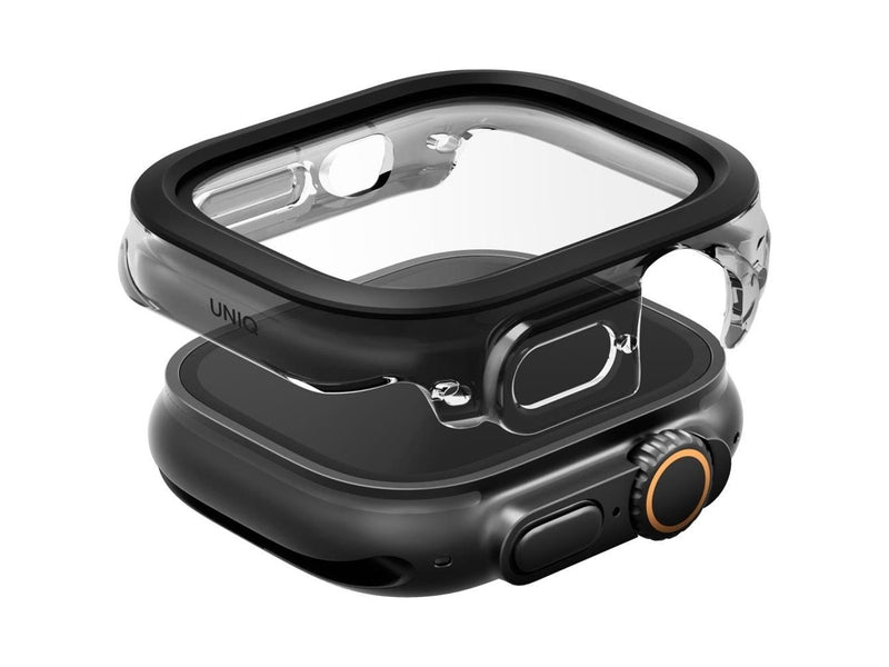 UNIQ Voute Tempered Glass Case for Apple Watch Ultra 49mm - Black