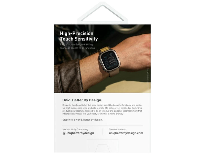 UNIQ Voute Tempered Glass Case for Apple Watch Ultra 49mm - Black